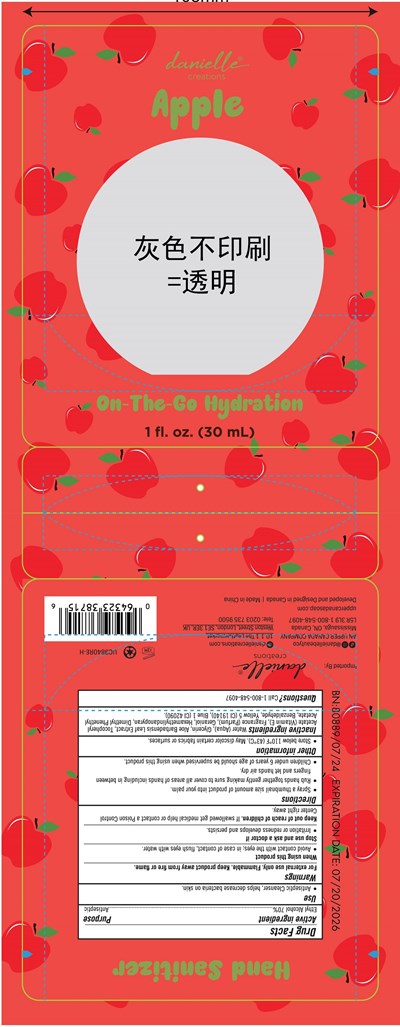 Image Description (Danielle Creations Hand Sanitizer   Apple)